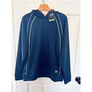 Under Armour Gameday Collection Performance Women's L Hoodie Jacket Navy BxD